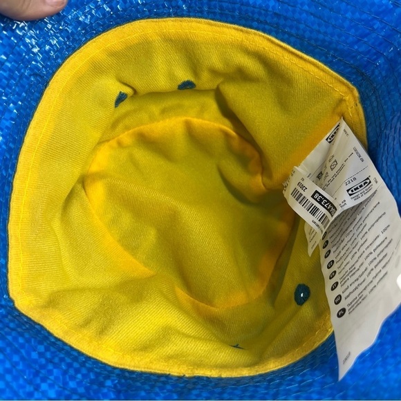 IKEA Limited Edition Y2K Inspired KNORVA Bucket Hat Blue O/S - Picture 7 of 8